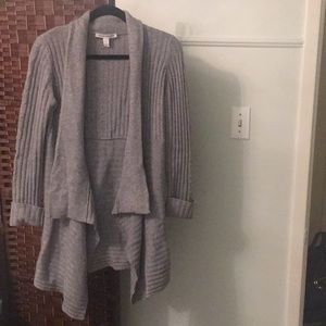 Grey Autumn Cashmere cardigan